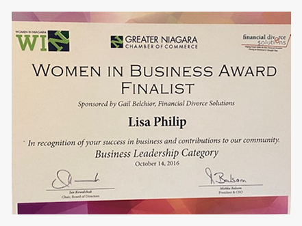 Women in Business Award Finalist